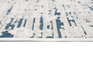 Vloerkleed Lotus Blauw Lichtbeige Design Modern Woonsfeer Sfeervol
