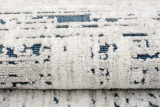 Vloerkleed Lotus Blauw Lichtbeige Design Modern Woonsfeer Sfeervol