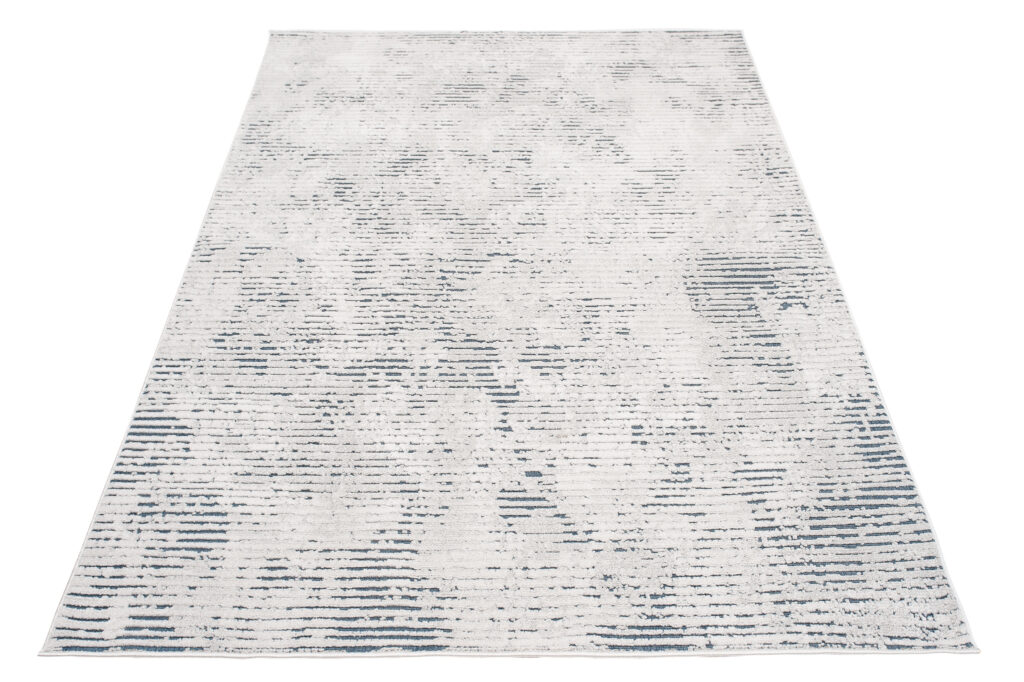 Vloerkleed Lotus Creme Grijs Blauw Modern Woonsfeer Sfeervol