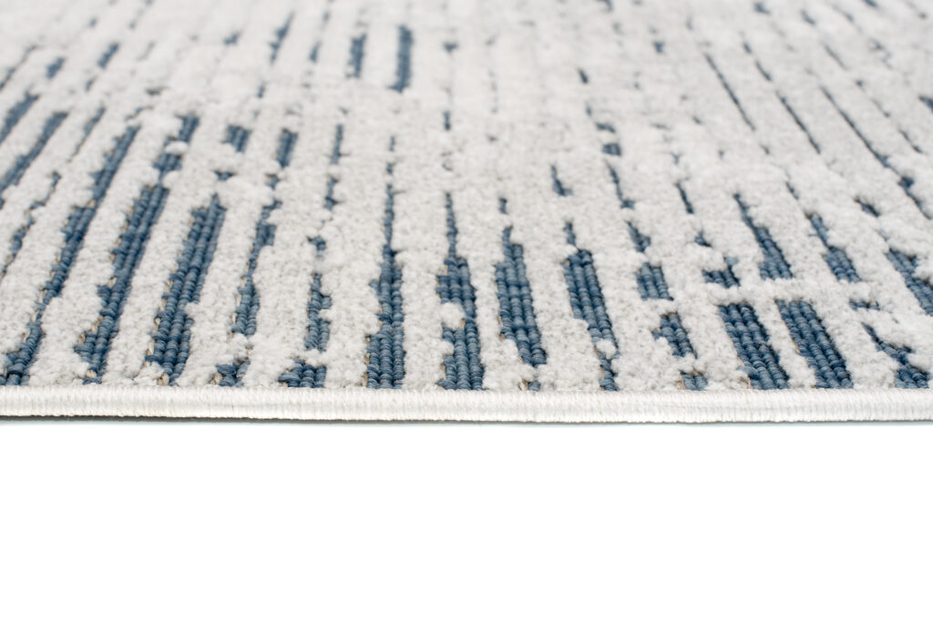 Vloerkleed Lotus Creme Grijs Blauw Modern Woonsfeer Sfeervol