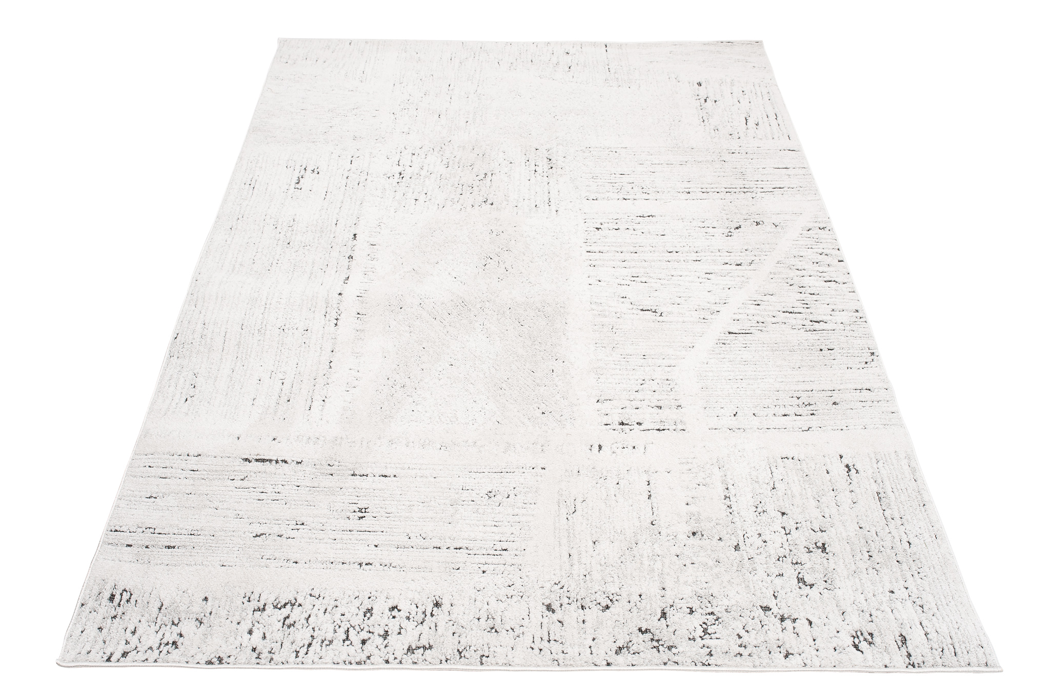 Vloerkleed Lotus Creme Antraciet Design Modern Interieur Duurzaam