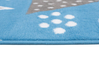 Vloerkleed Jolly Panda's Hoogwaardig Blauw Woonsfeer