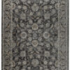 Vloerkleed Ritz Zwart Grijs Gebloemd Ornamenten