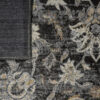 Vloerkleed Ritz Zwart Grijs Gebloemd Ornamenten