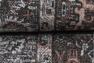 Vloerkleed Ritz Bruin Zwart Ornamenten