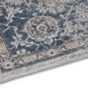 Vloerkleed Ritz Blauw Creme Vintage Rozet
