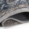 Vloerkleed Ritz Blauw Creme Vintage Rozet