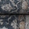 Vloerkleed Ritz Blauw Creme Vintage Rozet