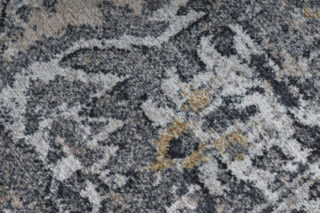 Vloerkleed Ritz Grijs Beige Vintage Rozet