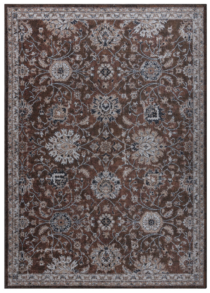 Vloerkleed Ritz Bruin Gebloemd Ornamenten