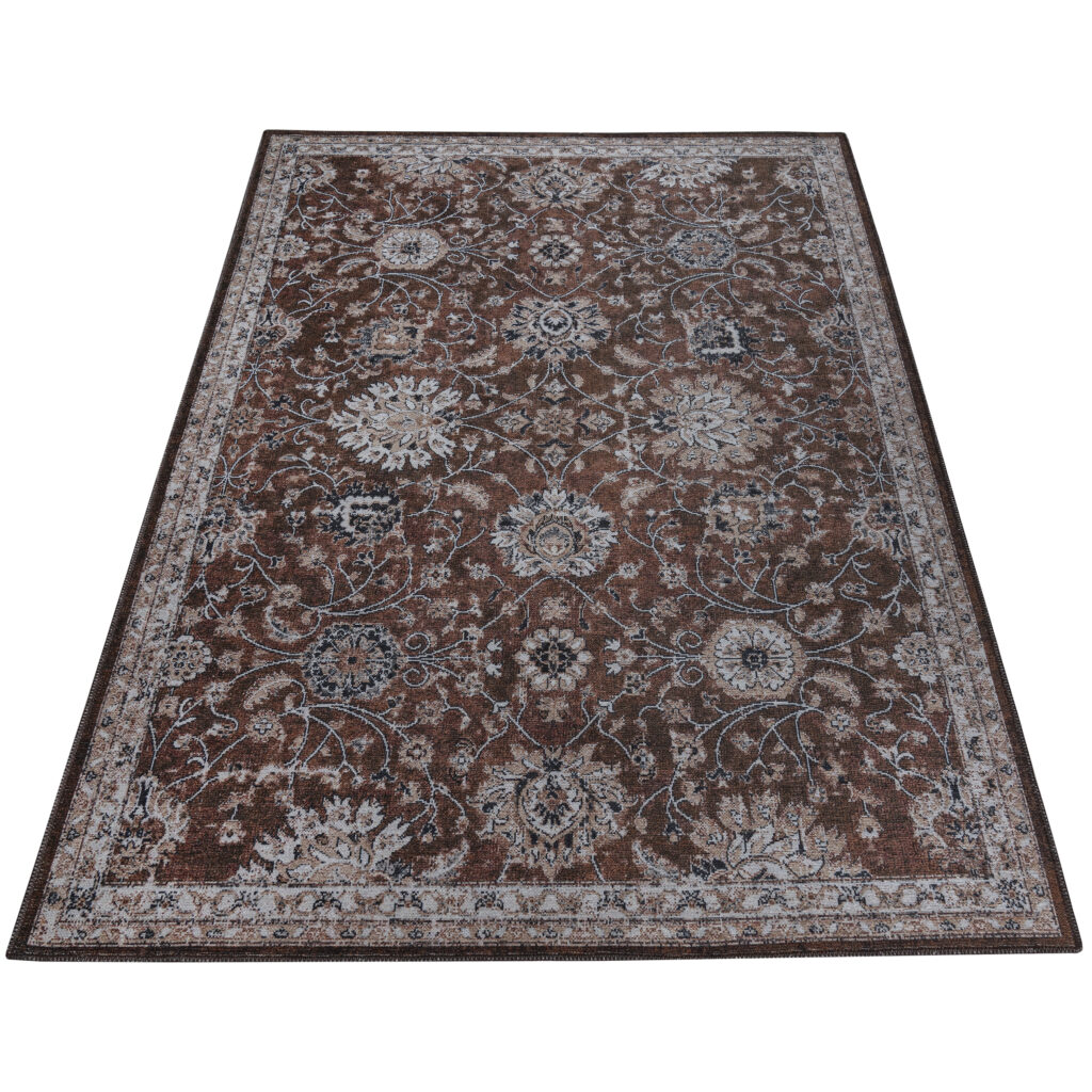 Vloerkleed Ritz Bruin Gebloemd Ornamenten