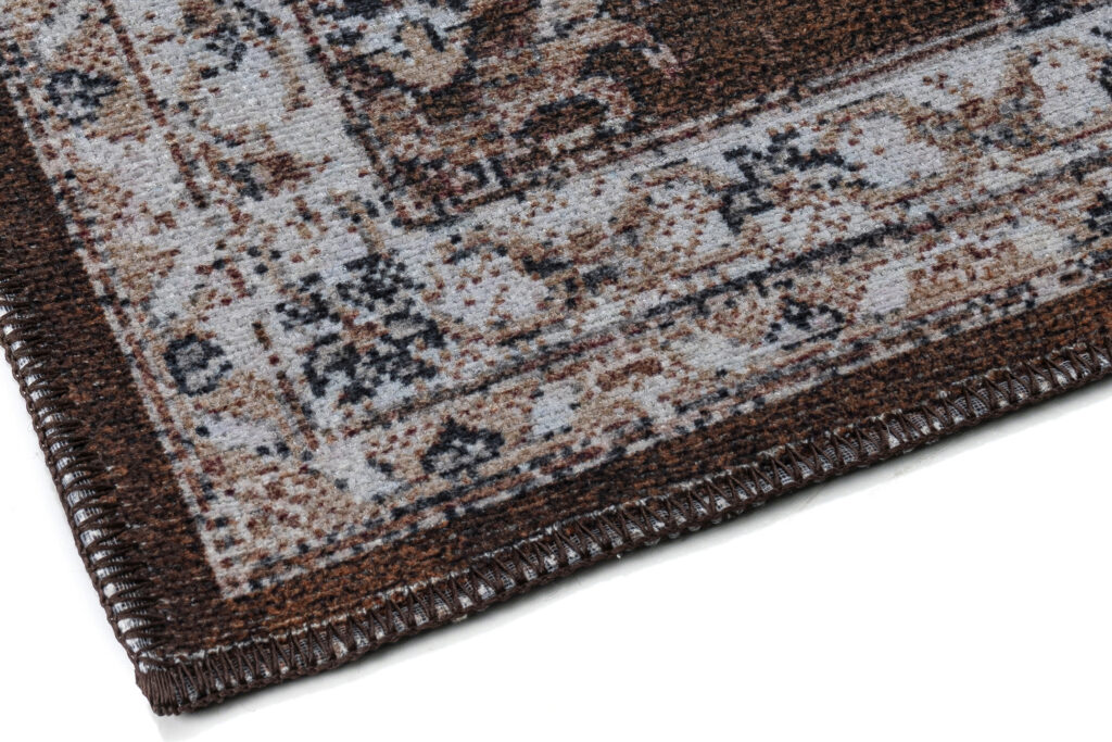 Vloerkleed Ritz Bruin Gebloemd Ornamenten