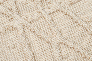 Vloerkleed Outdoor Rio Loop Creme Ruitjes
