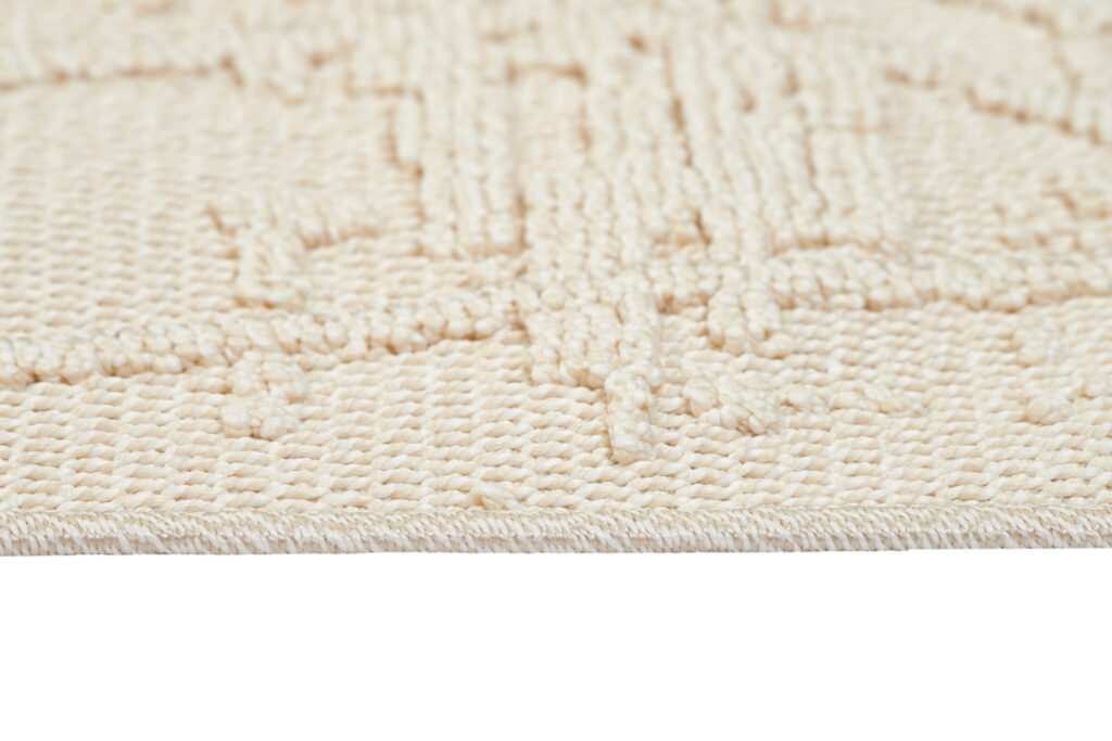 Vloerkleed Outdoor Rio Loop Creme Ruitjes