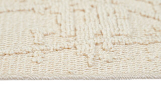 Vloerkleed Outdoor Rio Loop Creme Ruitjes