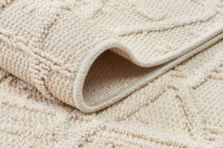 Vloerkleed Outdoor Rio Loop Creme Ruitjes