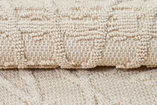 Vloerkleed Outdoor Rio Loop Creme Ruitjes