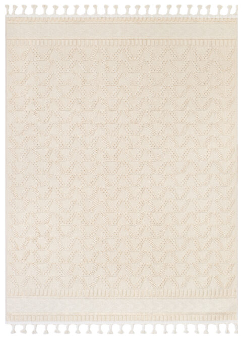 Vloerkleed Outdoor Rio Loop Creme Ethno