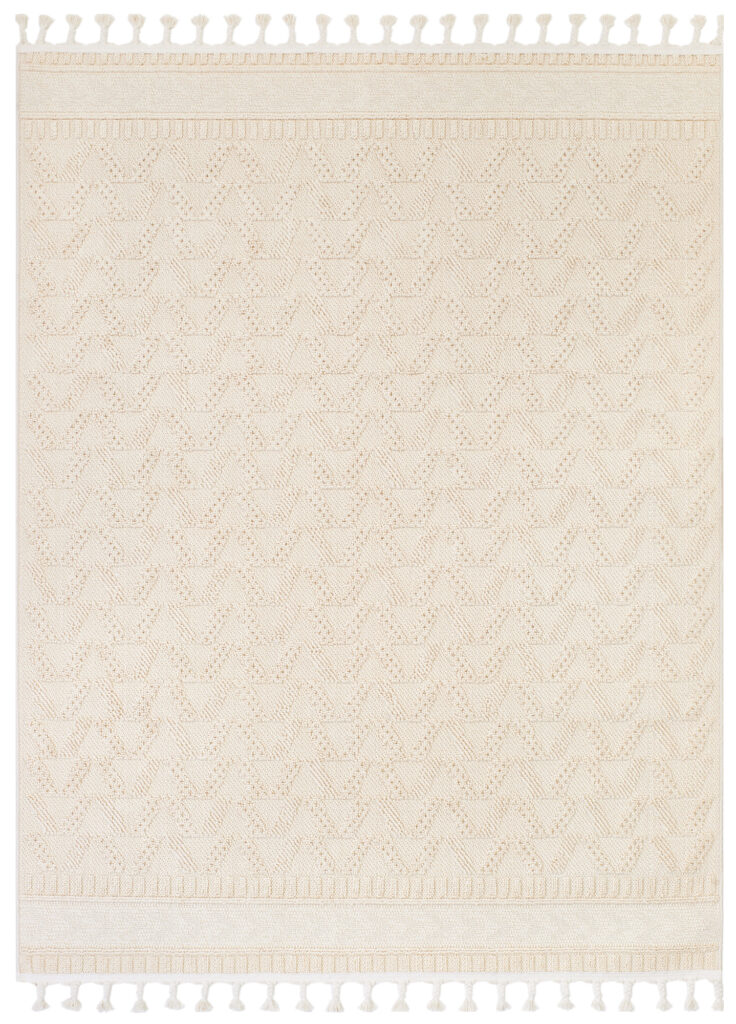Vloerkleed Outdoor Rio Loop Creme Ethno