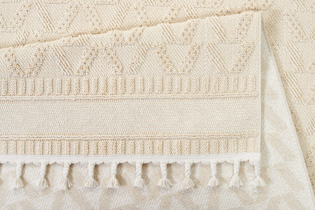 Vloerkleed Outdoor Rio Loop Creme Ethno