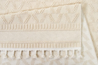 Vloerkleed Outdoor Rio Loop Creme Ethno