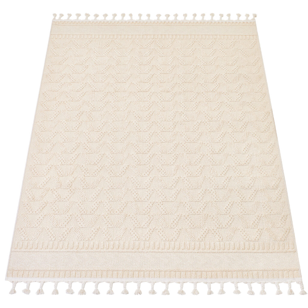 Vloerkleed Outdoor Rio Loop Creme Ethno