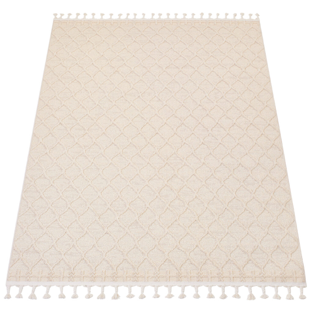 Vloerkleed Outdoor Rio Loop Creme Trellis