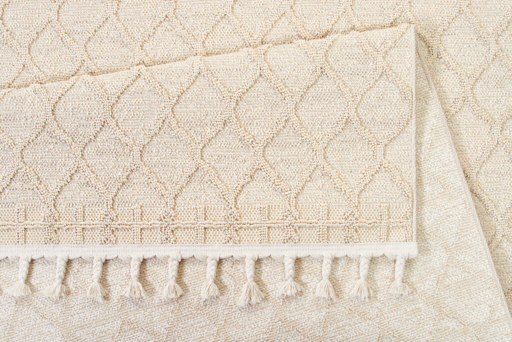 Vloerkleed Outdoor Rio Loop Creme Trellis