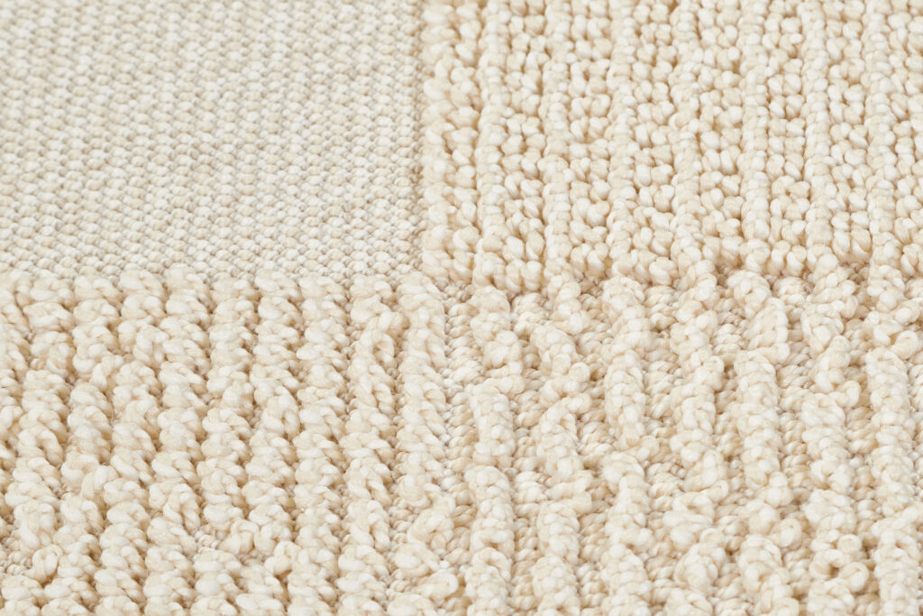 Vloerkleed Outdoor Rio Loop Creme Dambord