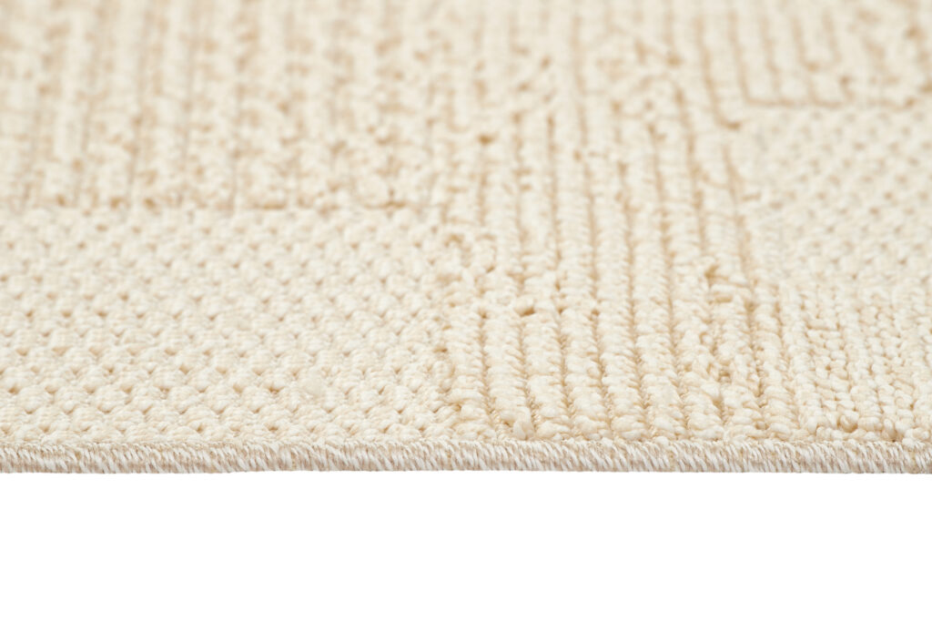 Vloerkleed Outdoor Rio Loop Creme Dambord