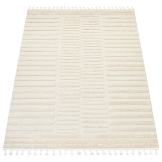 Vloerkleed Outdoor Rio Loop Licht Creme Strepen