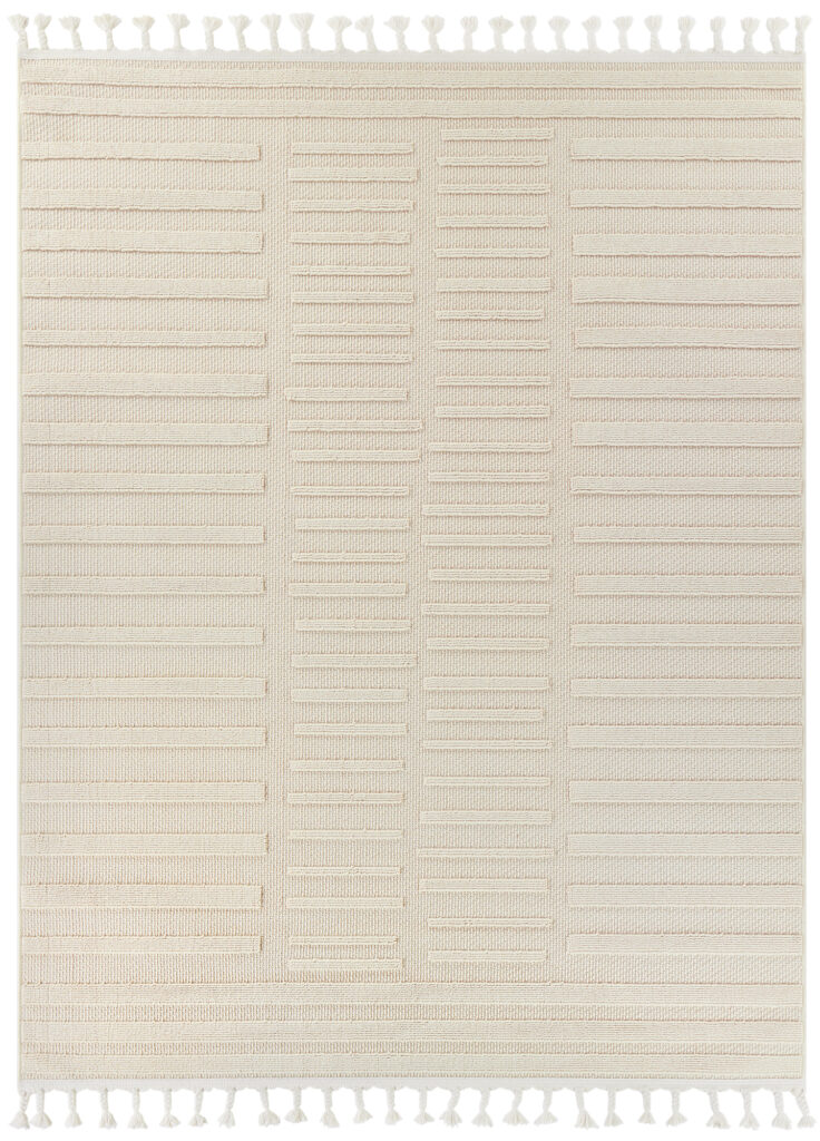 Vloerkleed Outdoor Rio Loop Creme Strepen