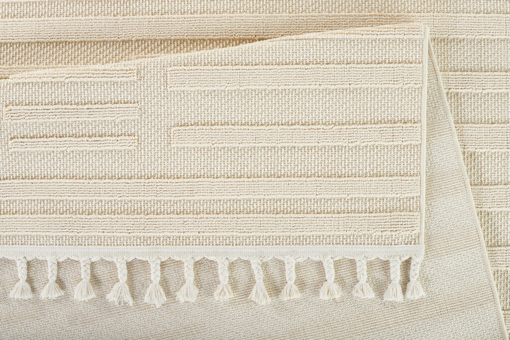 Vloerkleed Outdoor Rio Loop Creme Strepen