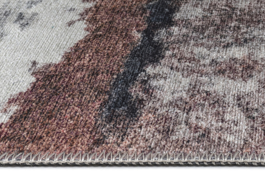 Vloerkleed Ritz Marineblauw Grijs Abstract