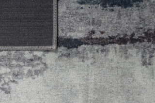 Vloerkleed Ritz Marineblauw Grijs Abstract