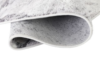 Vloerkleed Sky Rond Grijs Abstract Vintage Gewreven
