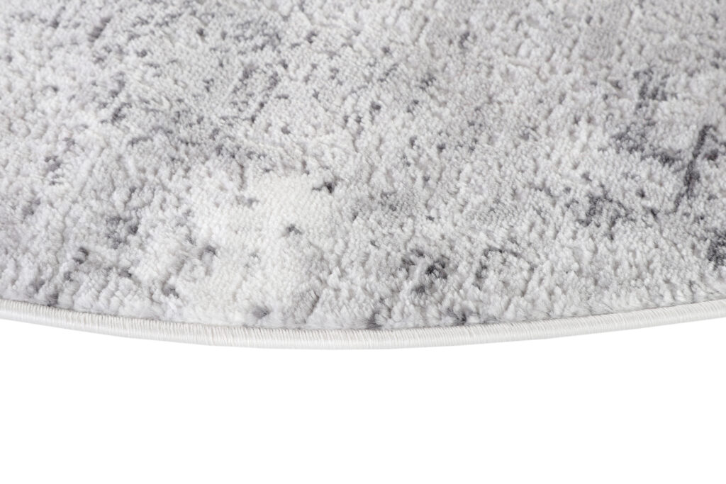 Vloerkleed Sky Rond Grijs Abstract Vintage Gewreven