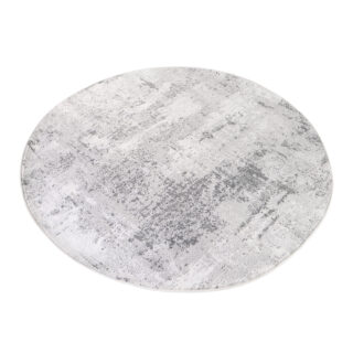 Vloerkleed Sky Rond Grijs Abstract Vintage Gewreven
