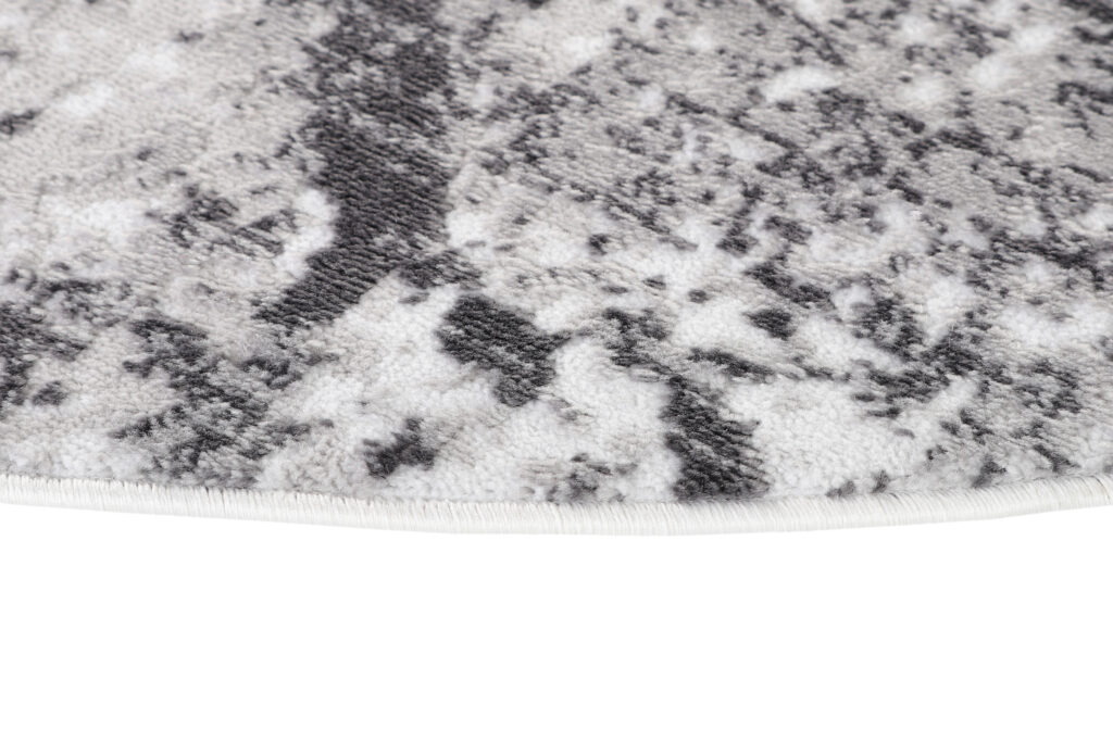 Vloerkleed Sky Rond Licht Grijs Modern Hout