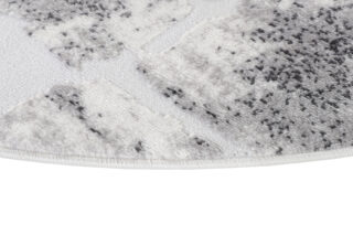 Vloerkleed Sky Rond Grijs Beige Abstract Gewreven