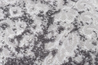 Vloerkleed Sky Rond Grijs Creme Vintage Ornamenten