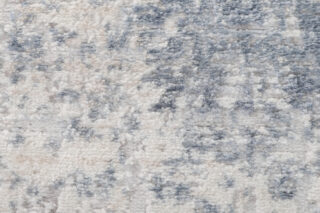 Vloerkleed Sky Rond Blauw Creme Abstract