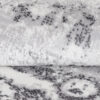 Vloerkleed Sky Rond Grijs Vintage Gebloemd Gewreven