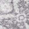 Vloerkleed Sky Rond Grijs Vintage Gebloemd Gewreven