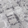Vloerkleed Sky Rond Grijs Modern Geruit