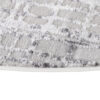 Vloerkleed Sky Rond Grijs Modern Geruit
