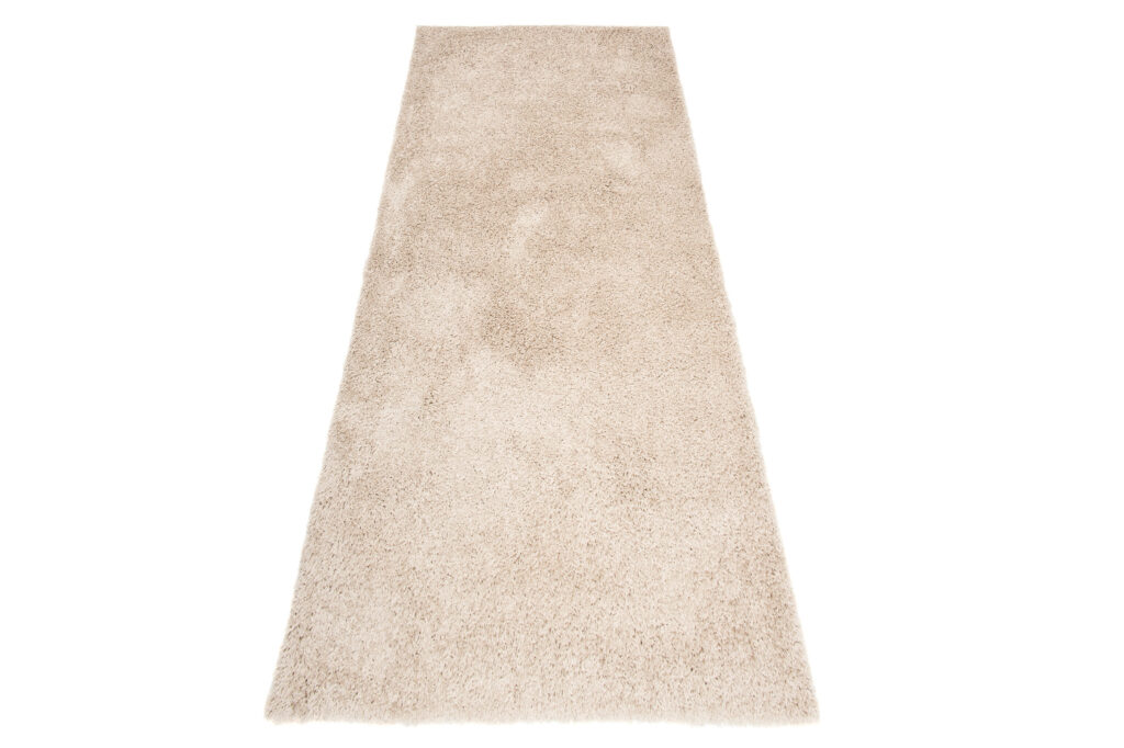 Loper Essence Hoogpolig Effen Donker Beige