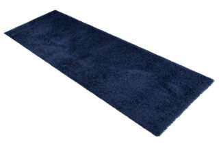 Loper Essence Hoogpolig Effen Marineblauw