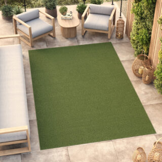 Vloerkleed Mono Indoor Outdoor Groen