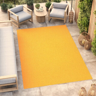 Vloerkleed Mono Indoor Outdoor Geel